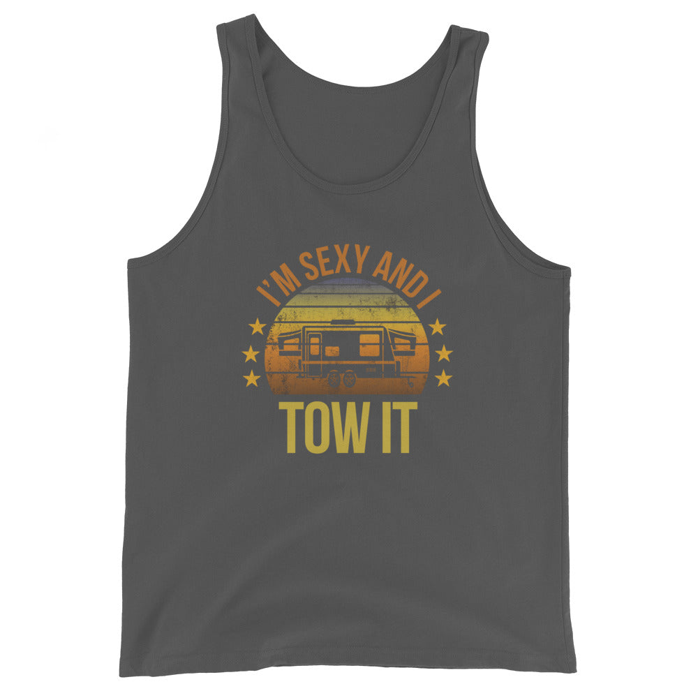 Funny Camper Camping Fan Quote Joke Sarcastic Phrase Unisex Tank Top