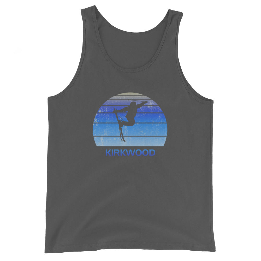 Retro Kirkwood California Ski Fan Skier Gift Skiing Vintage Cool Unisex Tank Top