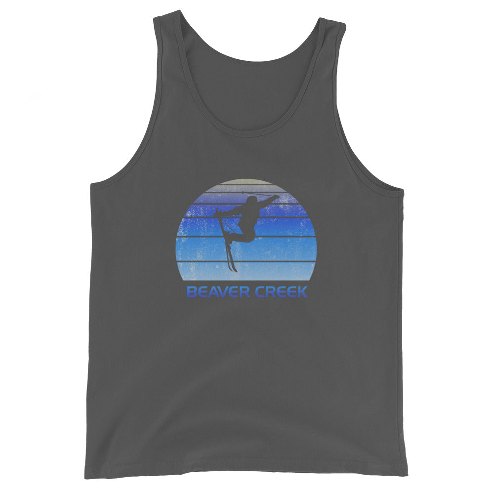 Retro Beaver Creek Colorado Ski Fan Skier Gift Skiing Vintage Cool Unisex Tank Top