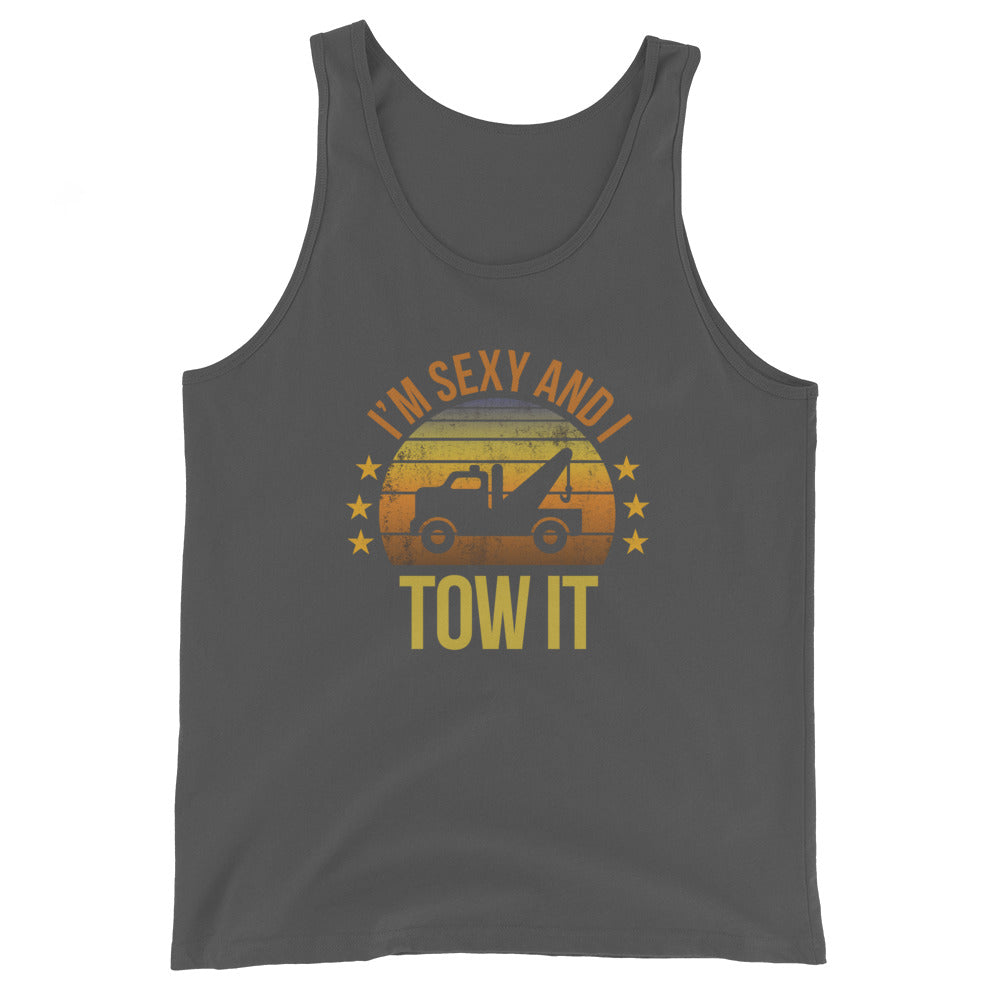 Funny Tow Truck Driver Quote Joke Sarcastic Phrase Gift Unisex Tank Top