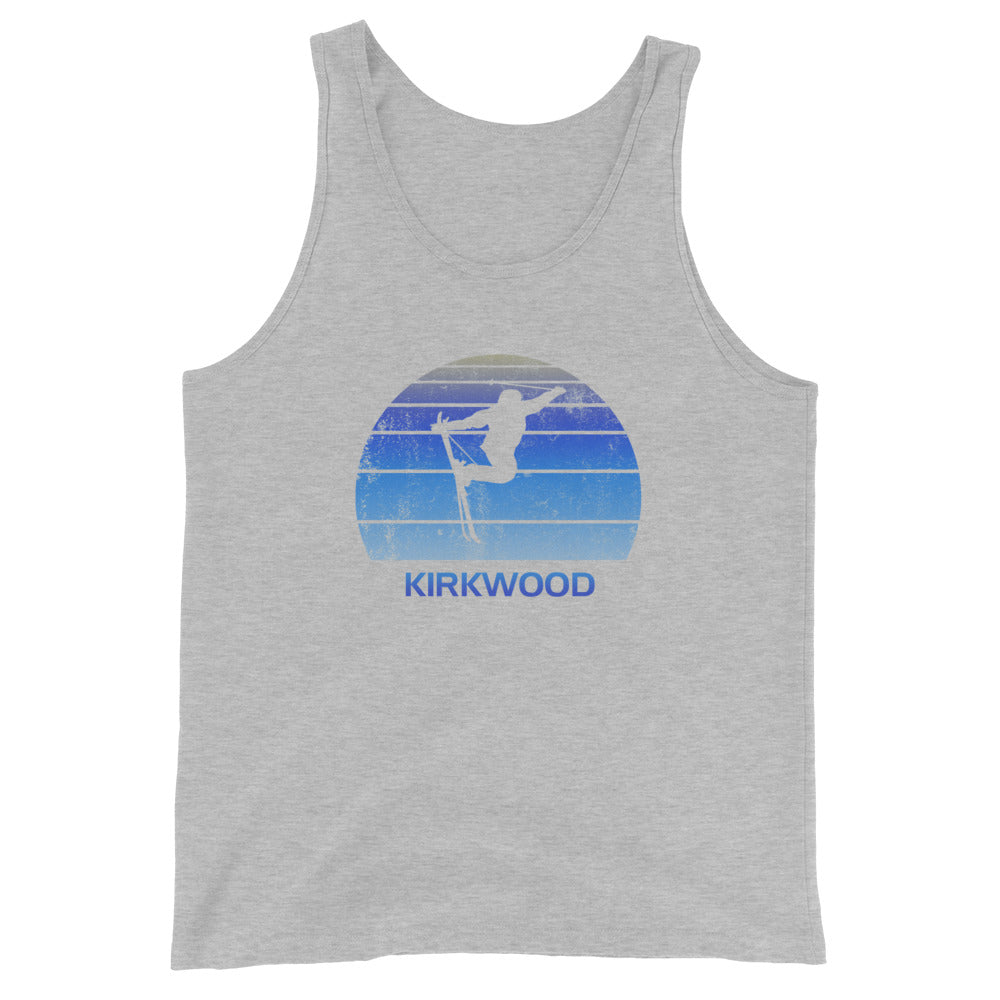 Retro Kirkwood California Ski Fan Skier Gift Skiing Vintage Cool Unisex Tank Top