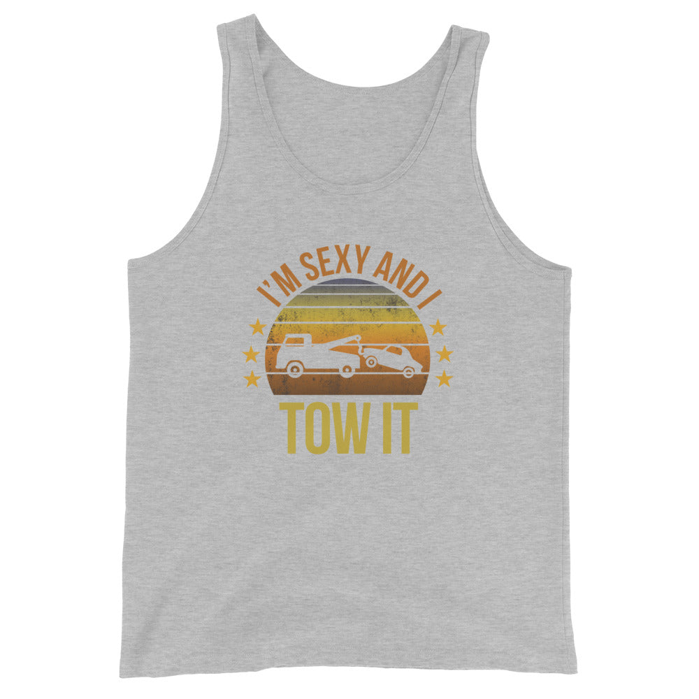 Funny Tow Truck Driver Quote Joke Sarcastic Phrase Gifts Unisex Tank Top