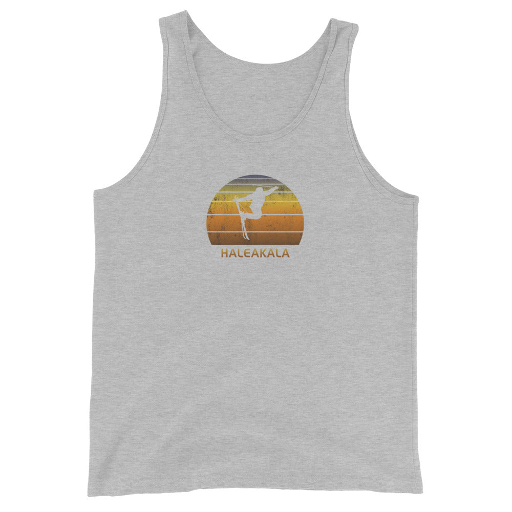 Vintage Ski Haleakala Maui Hawaii Hawaiian Unisex Tank Top