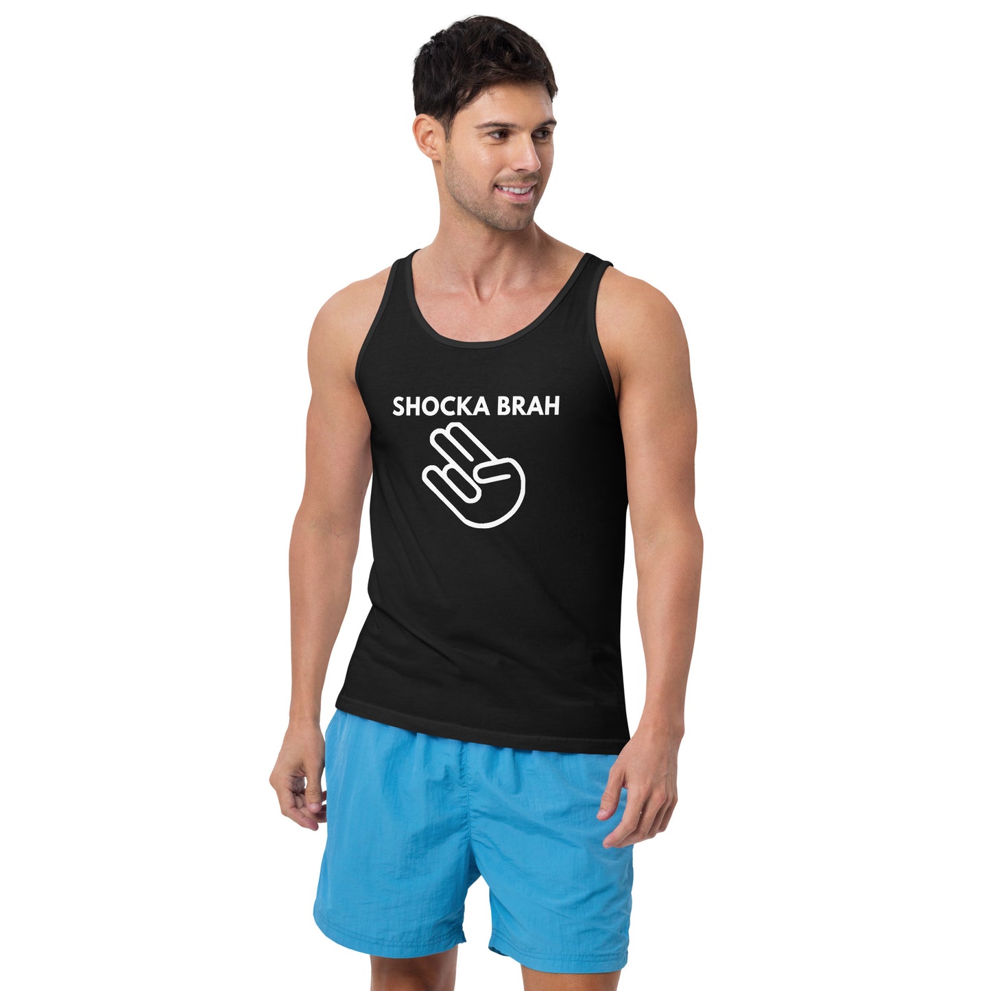 Funny Shocker Joke Shocka Crude Inappropriate Unisex Tank Top