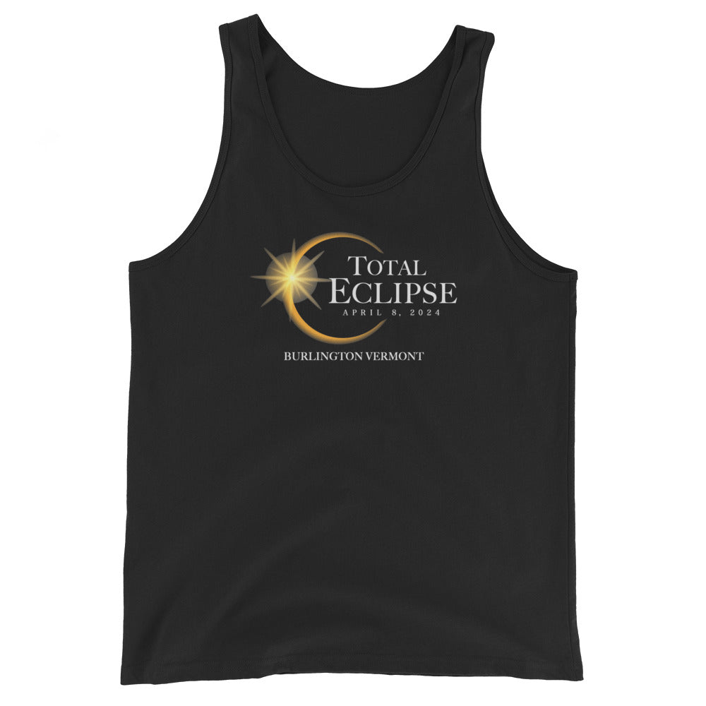 Burlington Vermont 2024 Eclipse Solar April 8 Souvenir Cool Unisex Tank Top