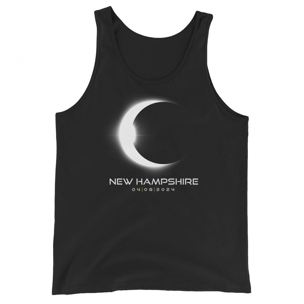 New Hampshire 2024 Eclipse Solar Souvenir April 8 Keepsake Unisex Tank Top