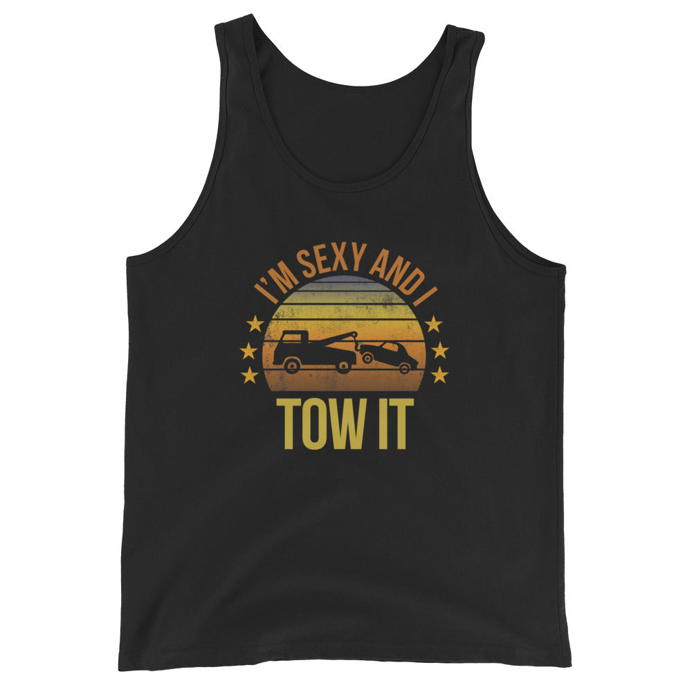Funny Tow Truck Driver Quote Joke Sarcastic Phrase Gifts Unisex Tank Top