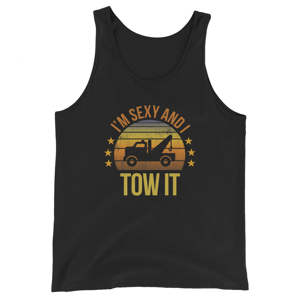 Funny Tow Truck Driver Quote Joke Sarcastic Phrase Gift Unisex Tank Top