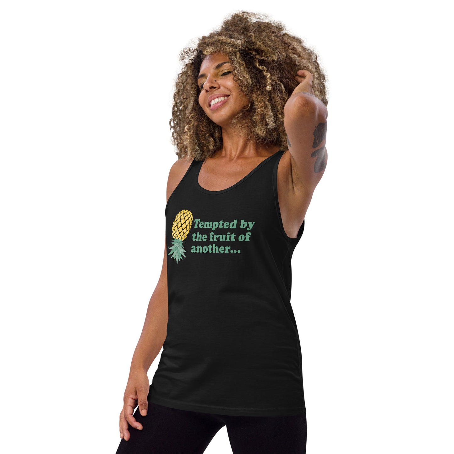 Funny Swinger Unisex Tank Top Upside Down Pineapple Lifestyle