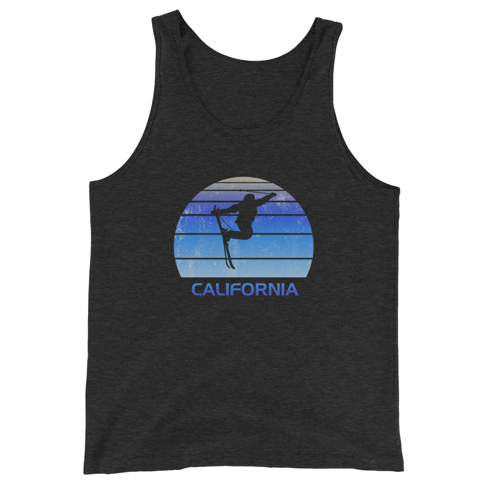 Retro California Ski Fan Skier Gift Skiing Vintage Cool Unisex Tank Top