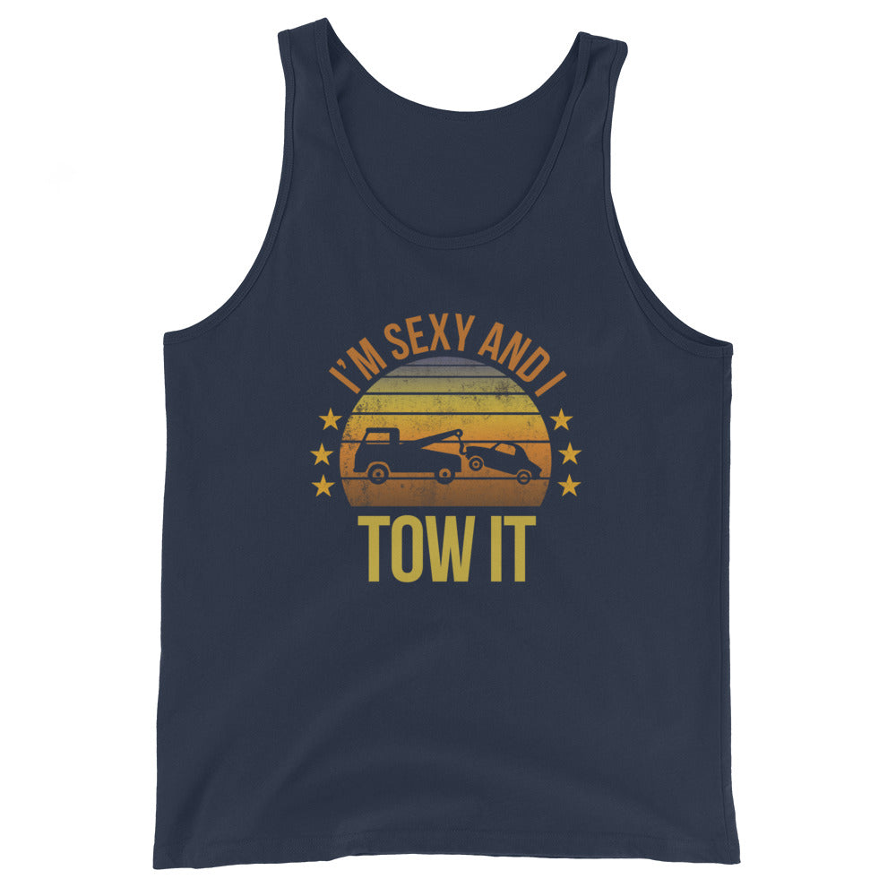 Funny Tow Truck Driver Quote Joke Sarcastic Phrase Gifts Unisex Tank Top
