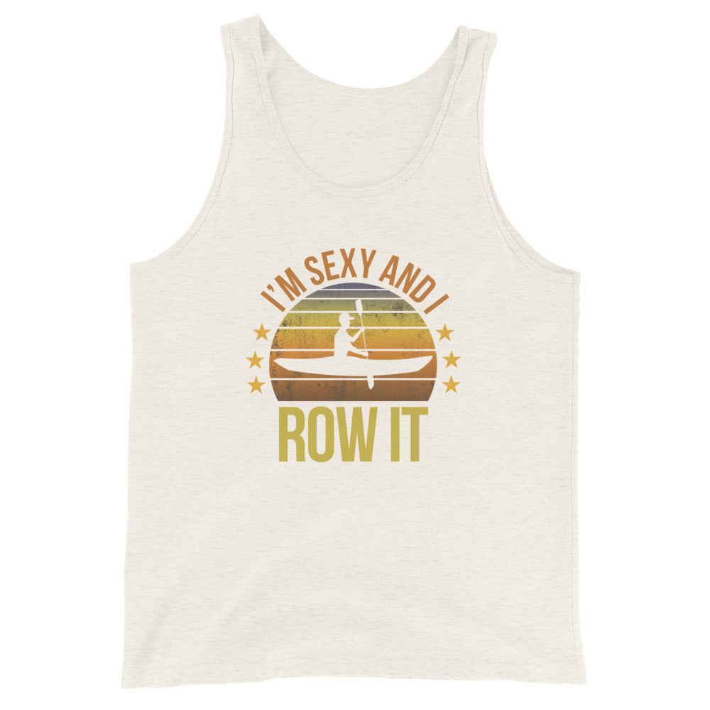 Funny Kayak Fan Kayaking Male Quote Joke Sarcastic Unisex Tank Top