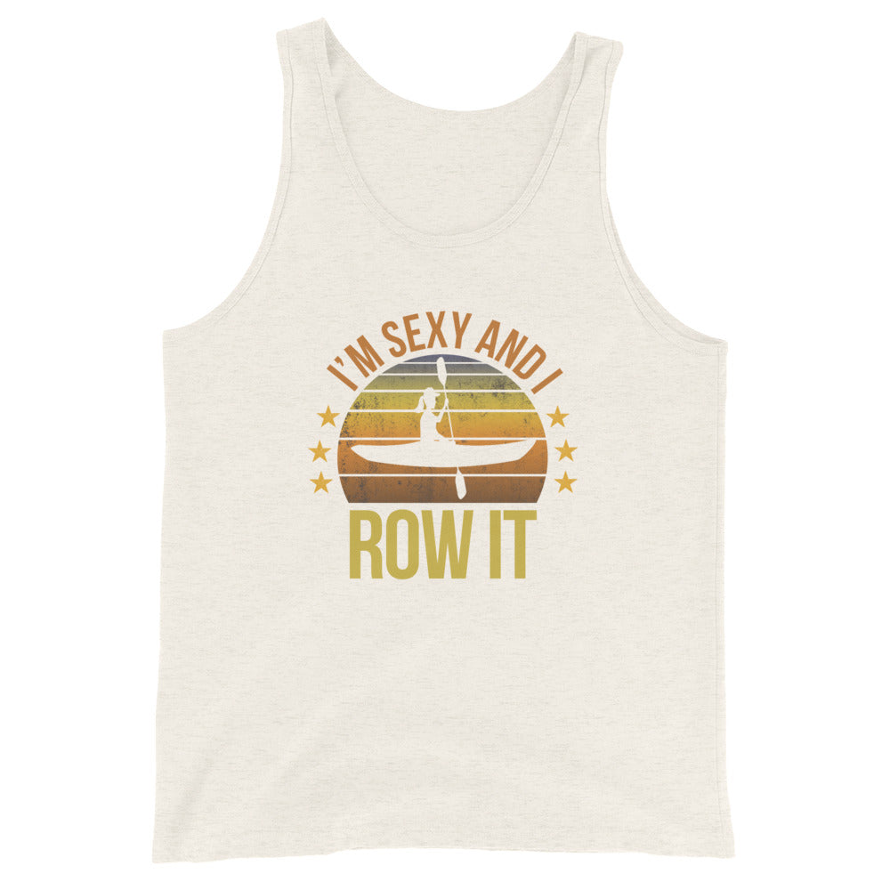 Funny Kayak Fan Kayaking Female Quote Joke Sarcastic Unisex Tank Top