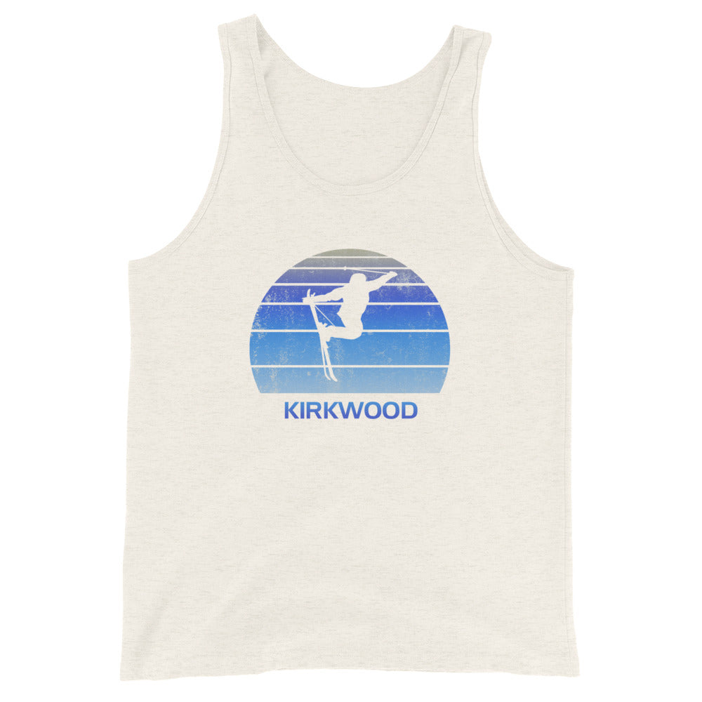 Retro Kirkwood California Ski Fan Skier Gift Skiing Vintage Cool Unisex Tank Top