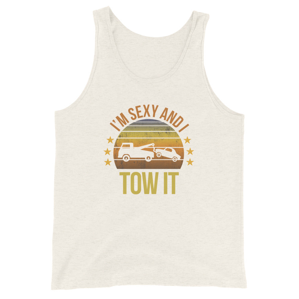 Funny Tow Truck Driver Quote Joke Sarcastic Phrase Gifts Unisex Tank Top