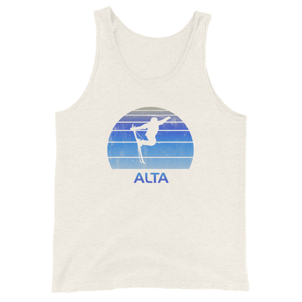 Retro Alta Utah Ski Fan Skier Gift Skiing Vintage Cool Unisex Tank Top