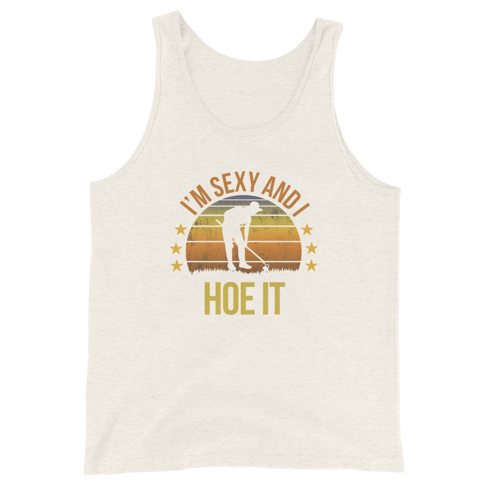 Funny Gardening Fan Gardener Quote Joke Sarcastic Unisex Tank Top