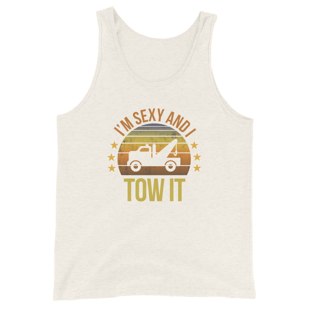 Funny Tow Truck Driver Quote Joke Sarcastic Phrase Gift Unisex Tank Top
