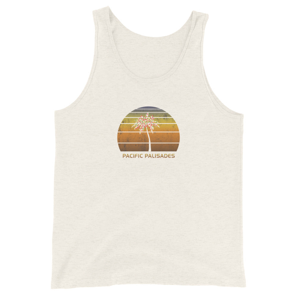 Retro Pacific Palisades California Unisex Tank Top Christmas Family Vacation Souvenir