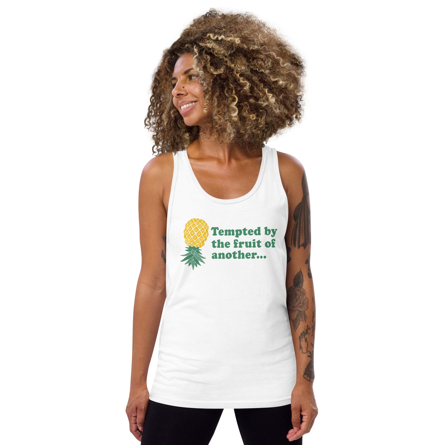 Funny Swinger Unisex Tank Top Upside Down Pineapple Lifestyle