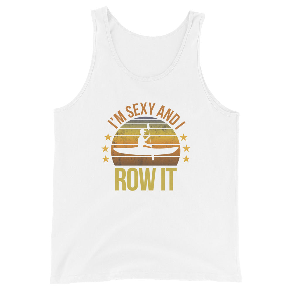 Funny Kayak Fan Kayaking Male Quote Joke Sarcastic Unisex Tank Top