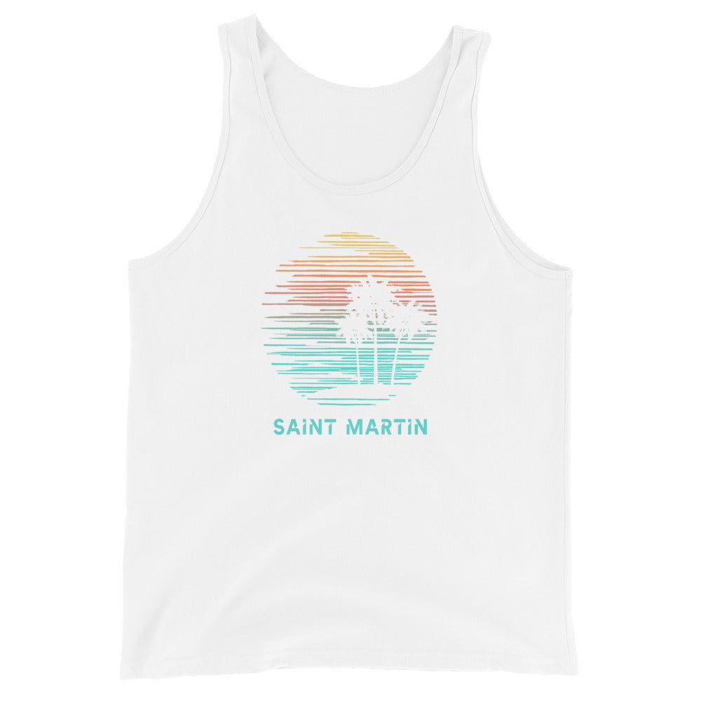 Saint Martin Cool Souvenir Vacation Artistic Unisex Tank Top