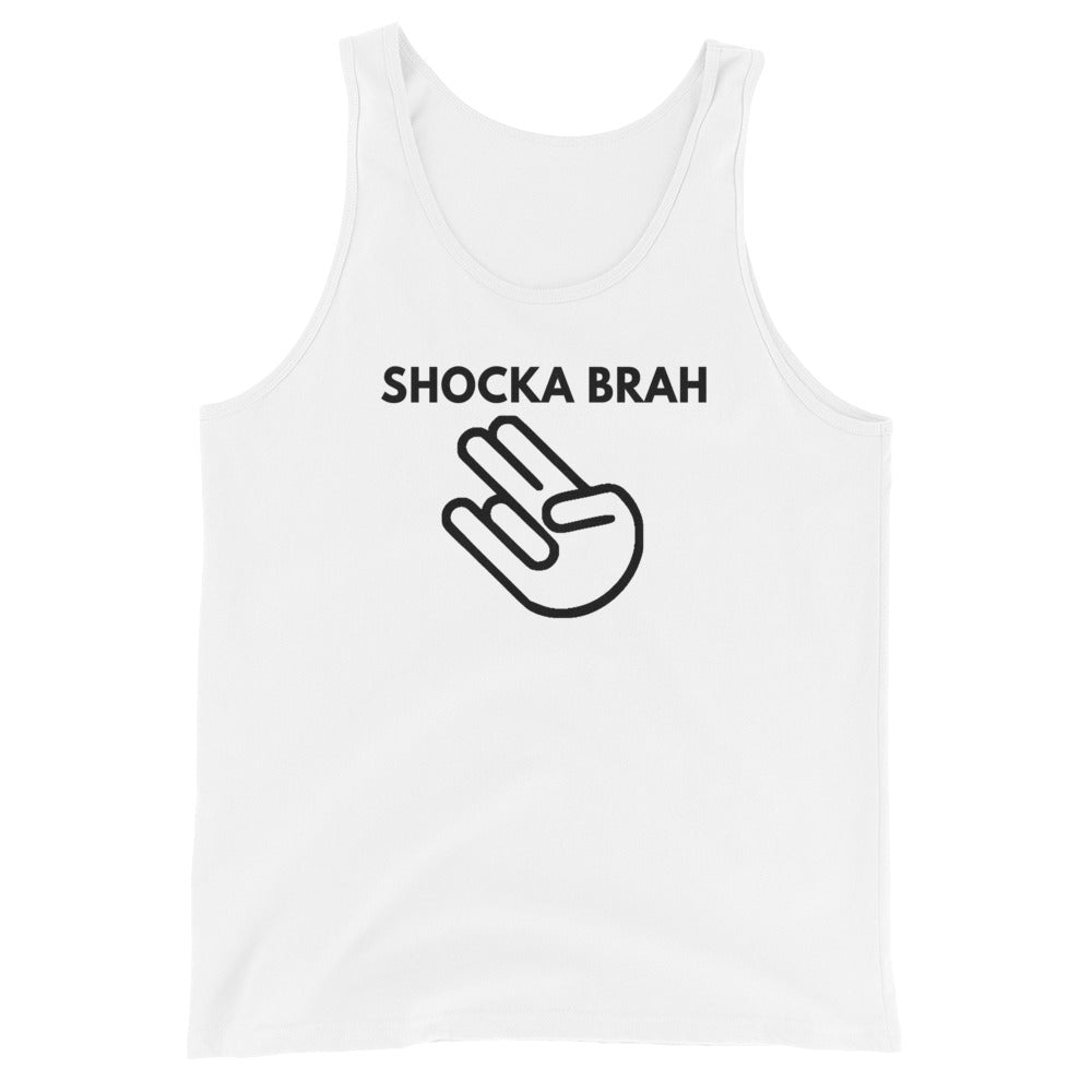 Funny Shocker Joke Crude Shocka Inappropriate Unisex Tank Top Thoughts Prayers