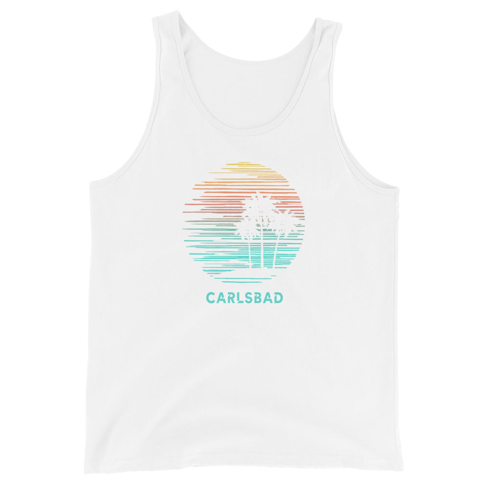 Carlsbad California Cool Souvenir Vacation Artistic Unisex Tank Top