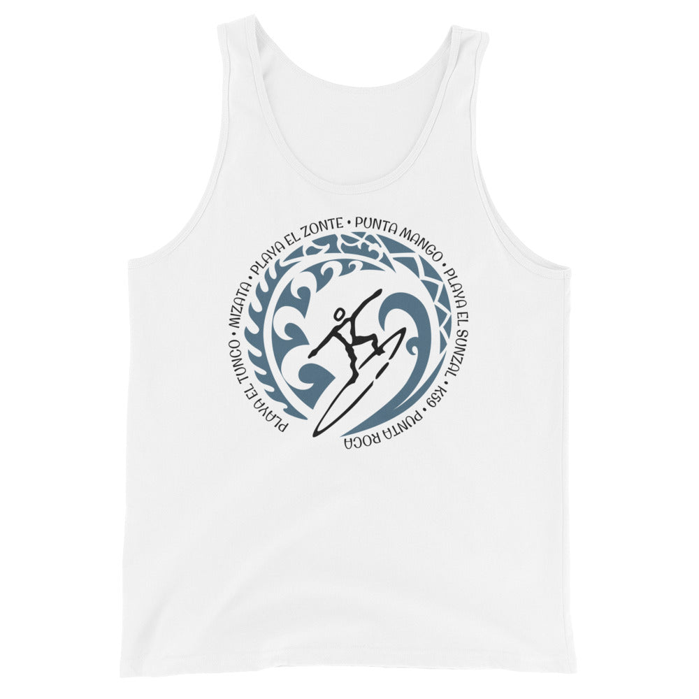 El Salvador Beach Unisex Tank Top Vintage Surfing Fan Lover