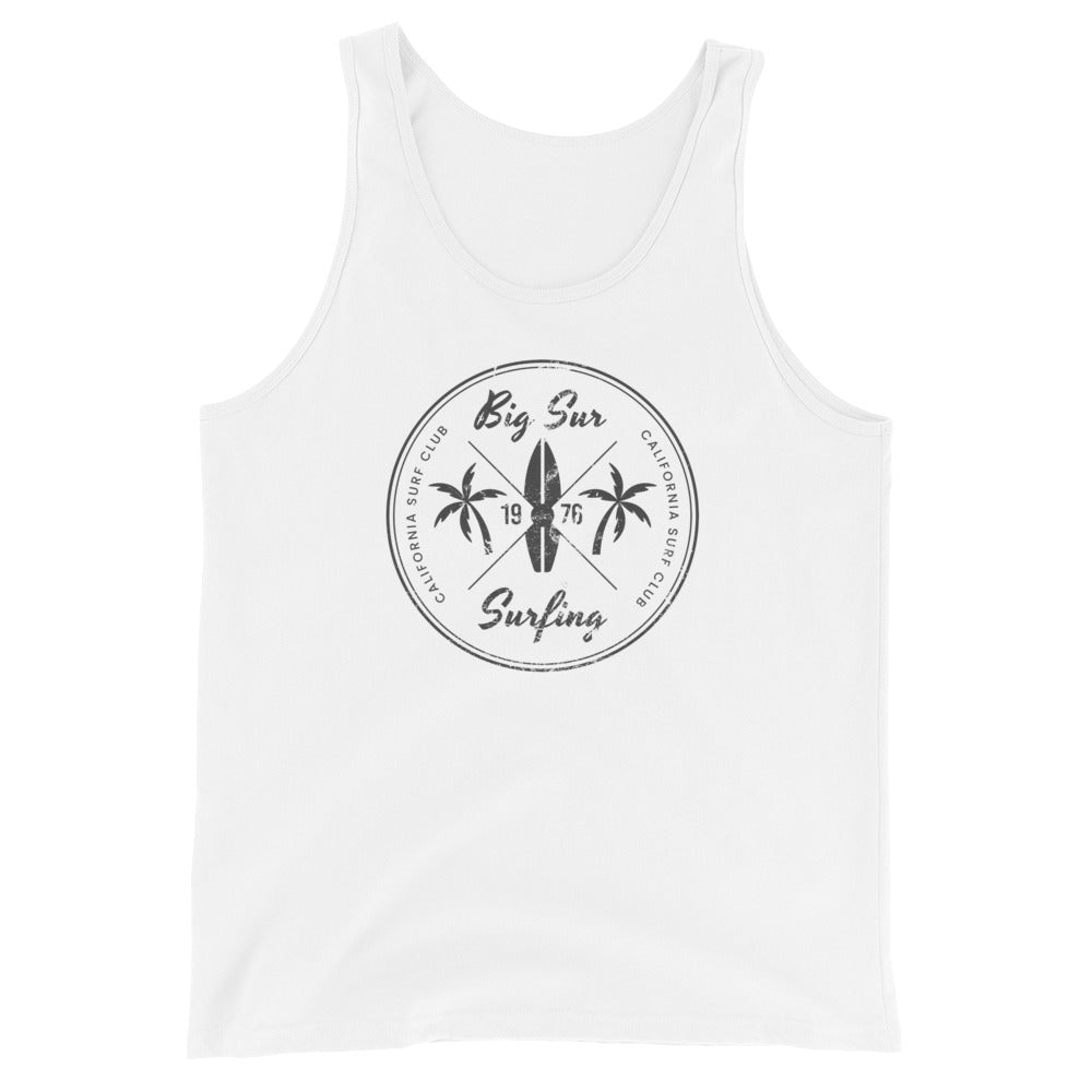 Vintage Big Sur Surfing Fan California Surfer Unisex Tank Top
