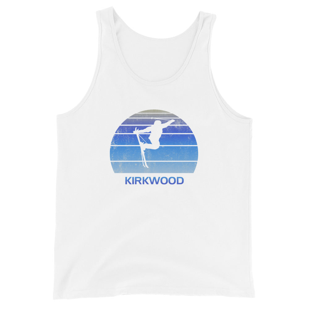 Retro Kirkwood California Ski Fan Skier Gift Skiing Vintage Cool Unisex Tank Top