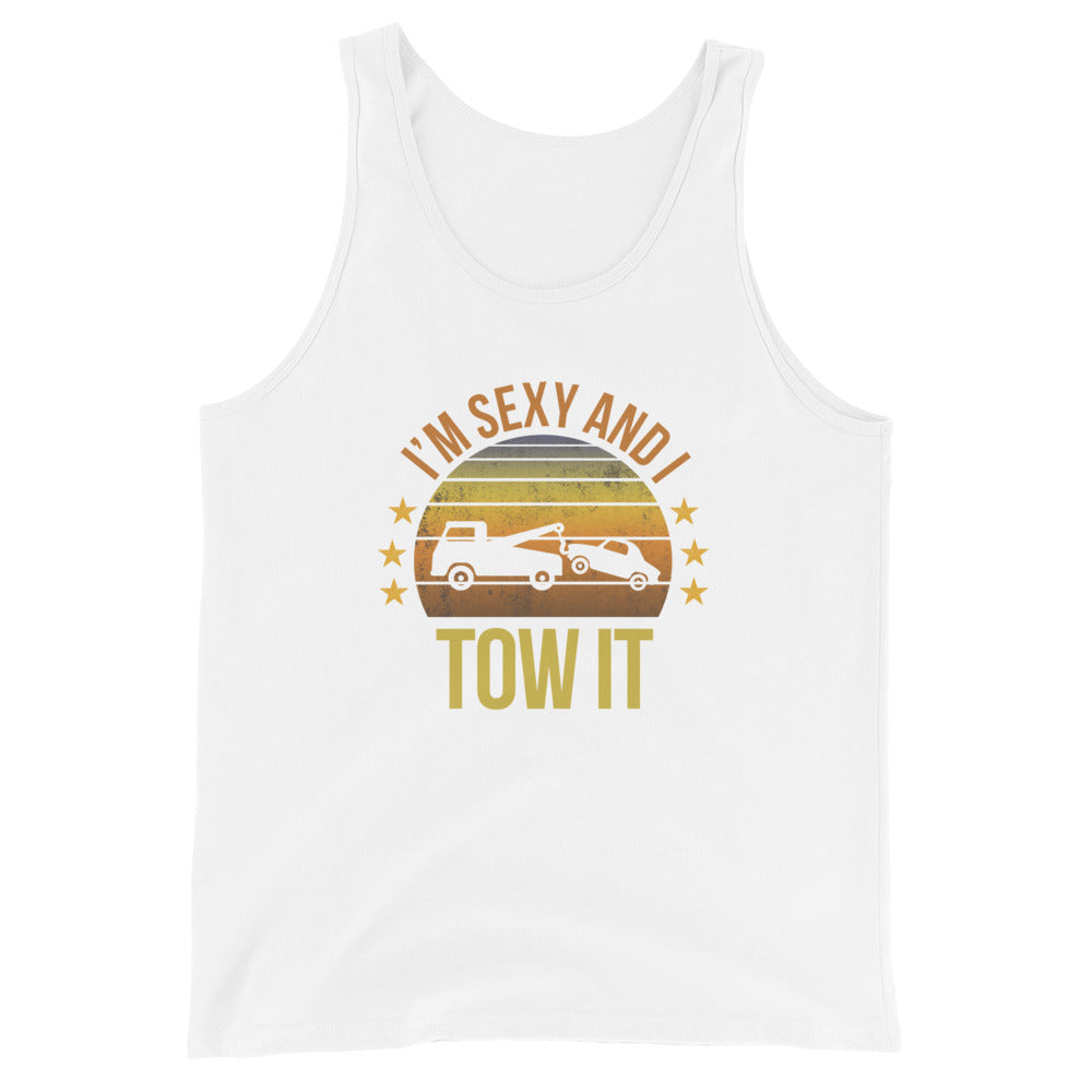 Funny Tow Truck Driver Quote Joke Sarcastic Phrase Gifts Unisex Tank Top