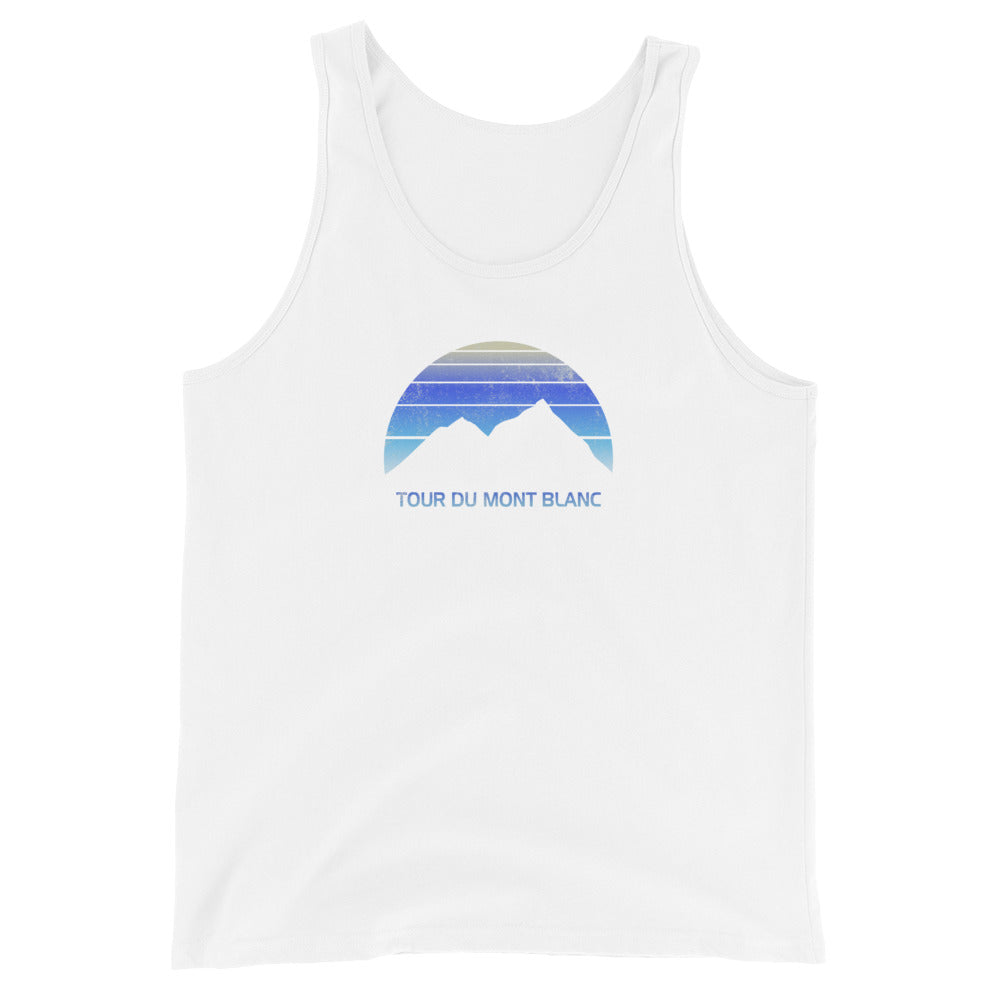 Tour du Mont Blanc Mountain Ski Hiking Fan Unisex Tank Top