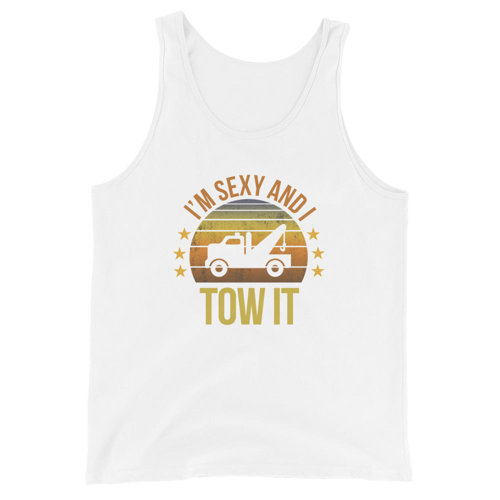 Funny Tow Truck Driver Quote Joke Sarcastic Phrase Gift Unisex Tank Top