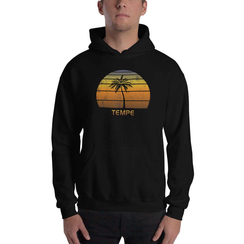 Retro Tempe Arizona Vacation Souvenir Sunset Unisex Hoodie Top Sweatshirt