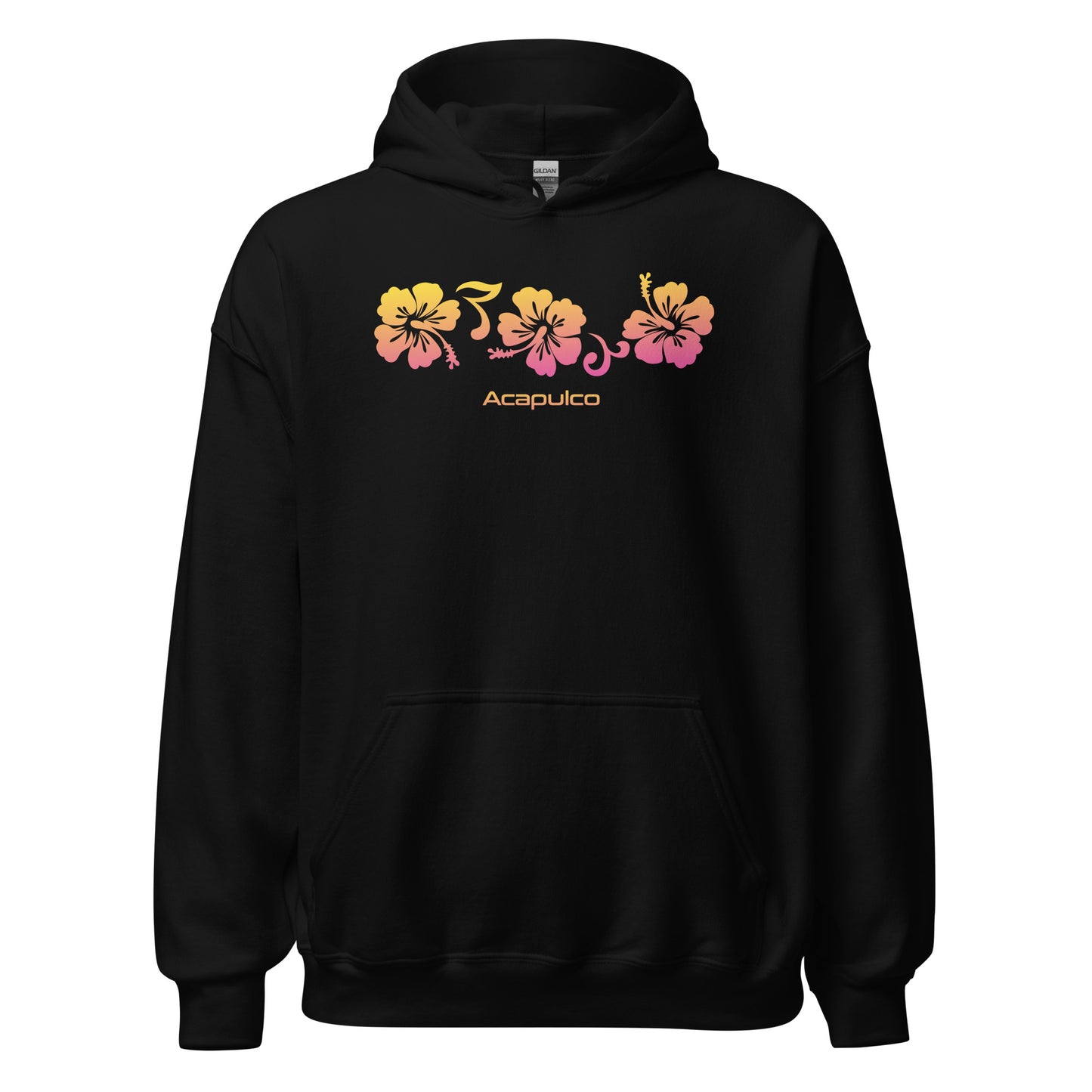 Acapulco Mexico Unisex Hoodie Top Sweatshirt Hibiscus Souvenir Vacation