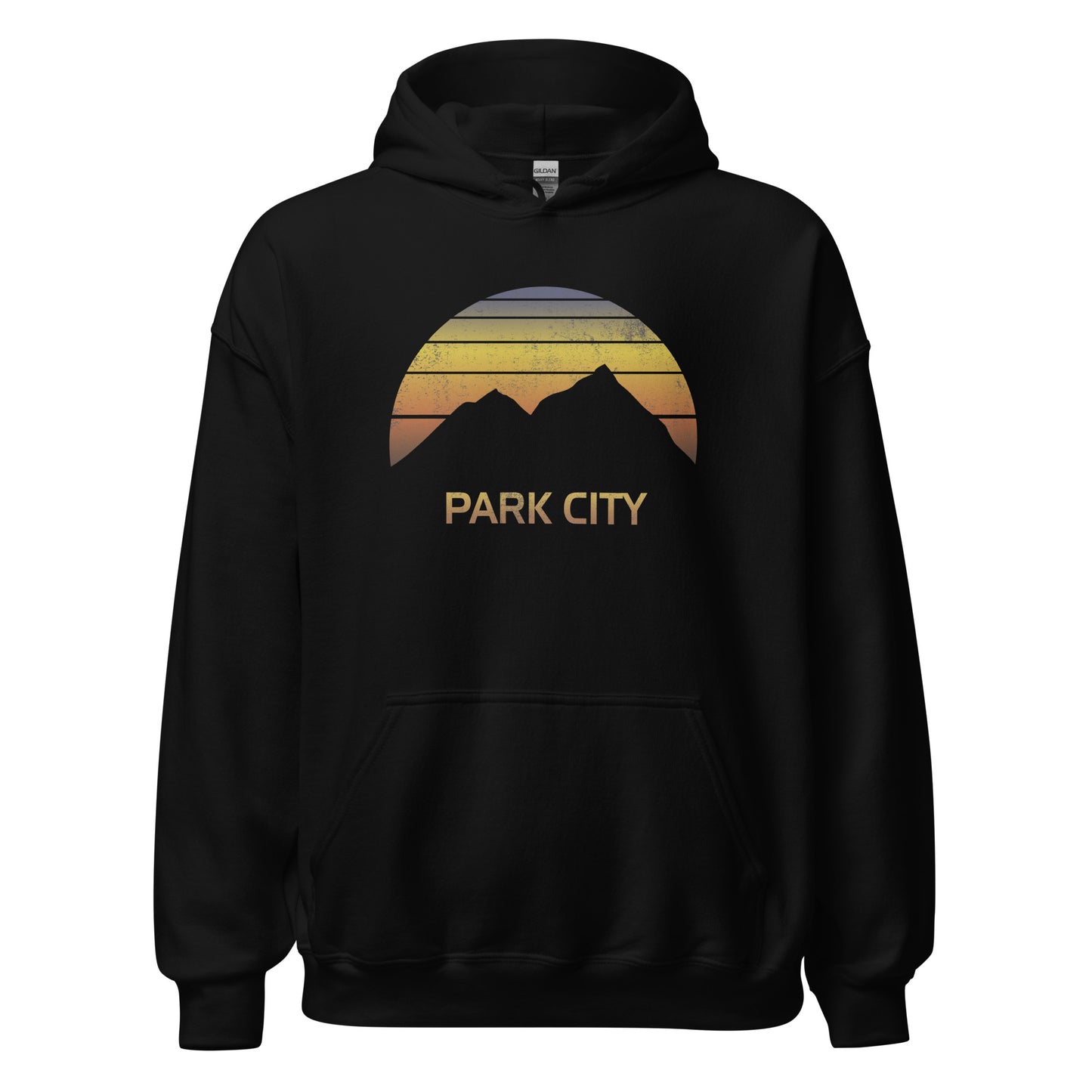 Retro Park City Utah Ski Fan Unisex Hoodie Top Sweatshirt