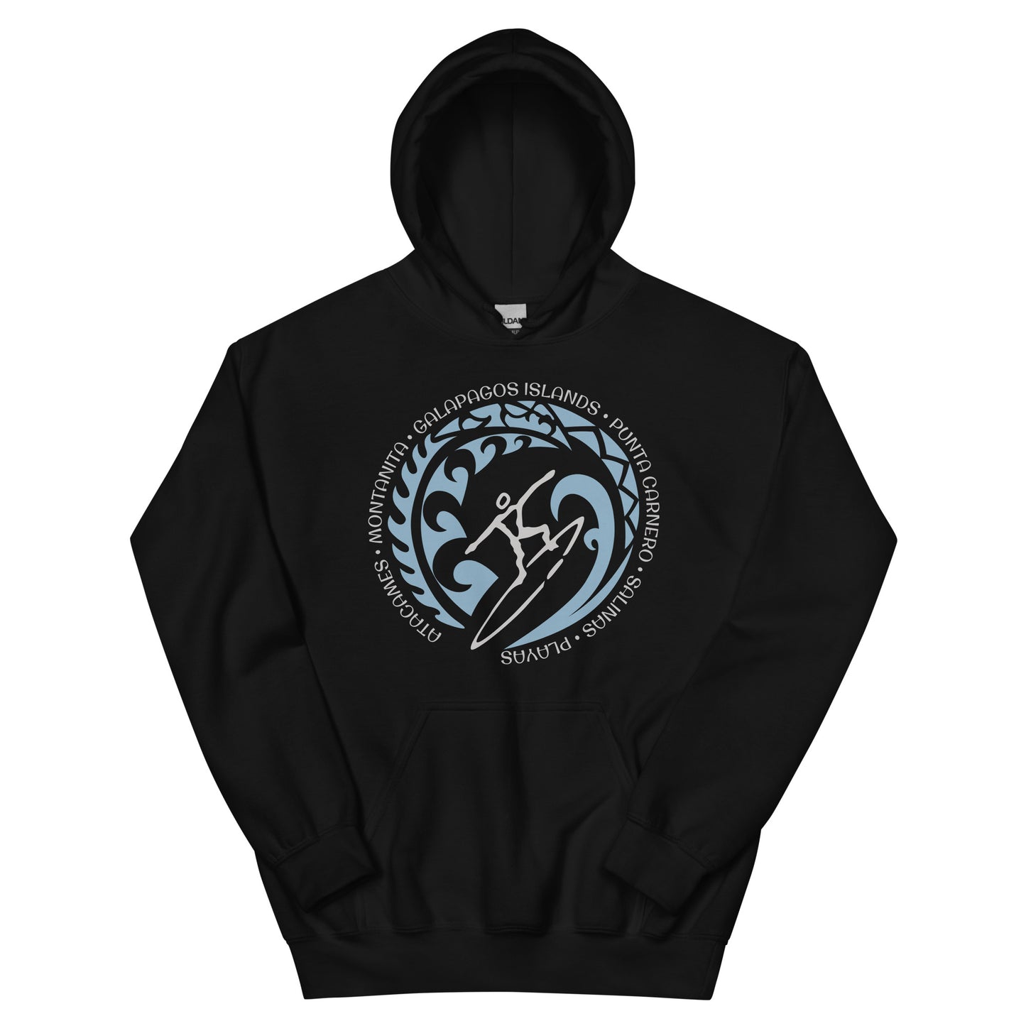 Ecuador Beach Ocean Unisex Hoodie Top Sweatshirt Vintage Surfing Fan Lover