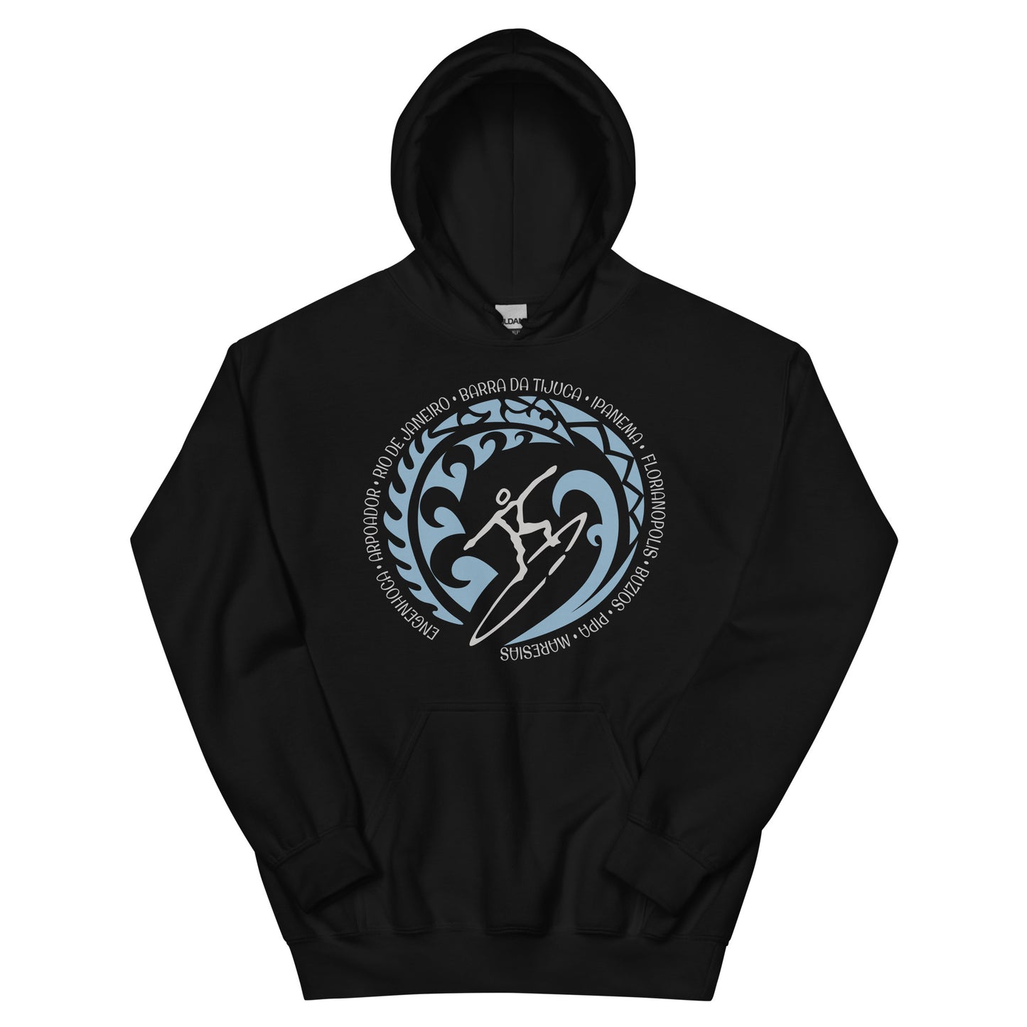 Brazil Brazilian Unisex Hoodie Top Sweatshirt Vintage Surfing Fan Lover