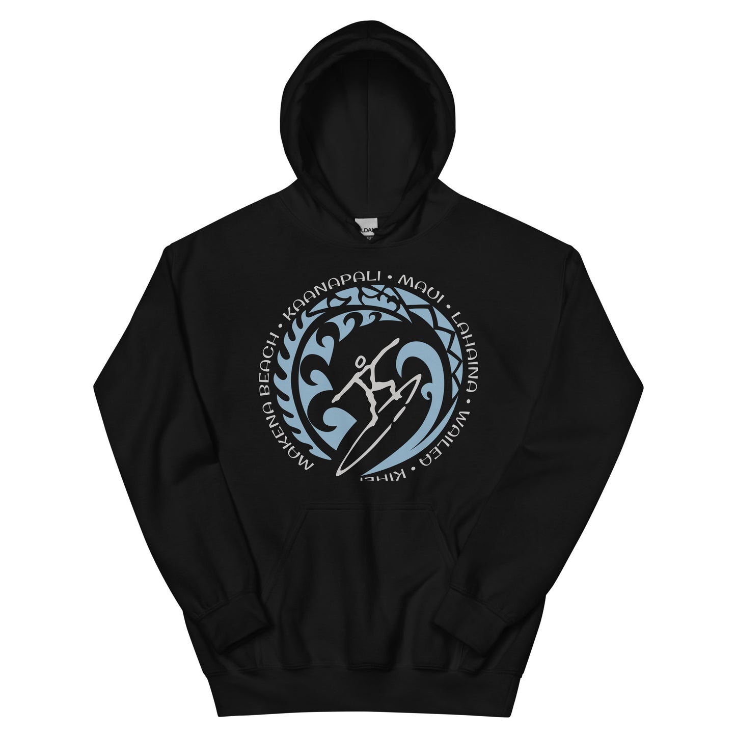 Maui Hawaii Hawaiian Unisex Hoodie Top Sweatshirt Vintage Surfing Fan