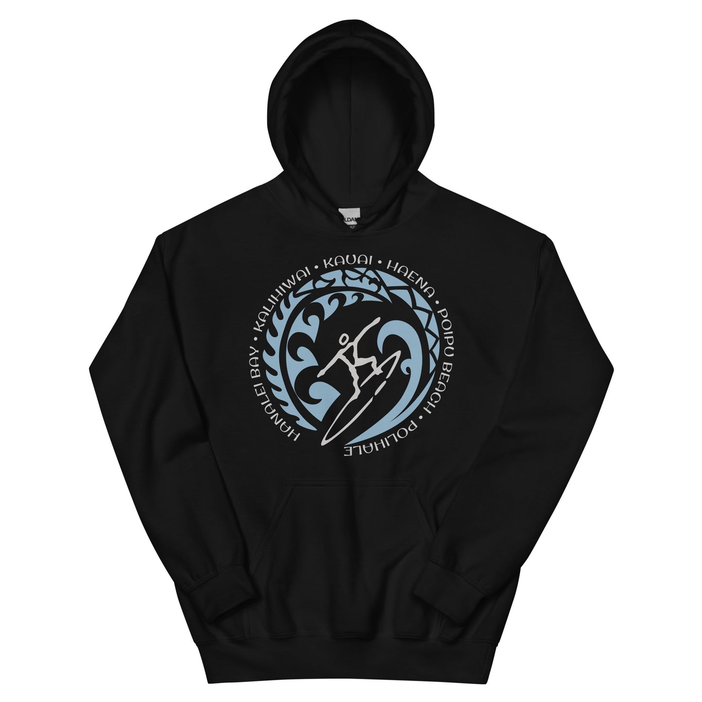 Kauai Hawaii Hawaiian Unisex Hoodie Top Sweatshirt Vintage Surfing Fan Lover