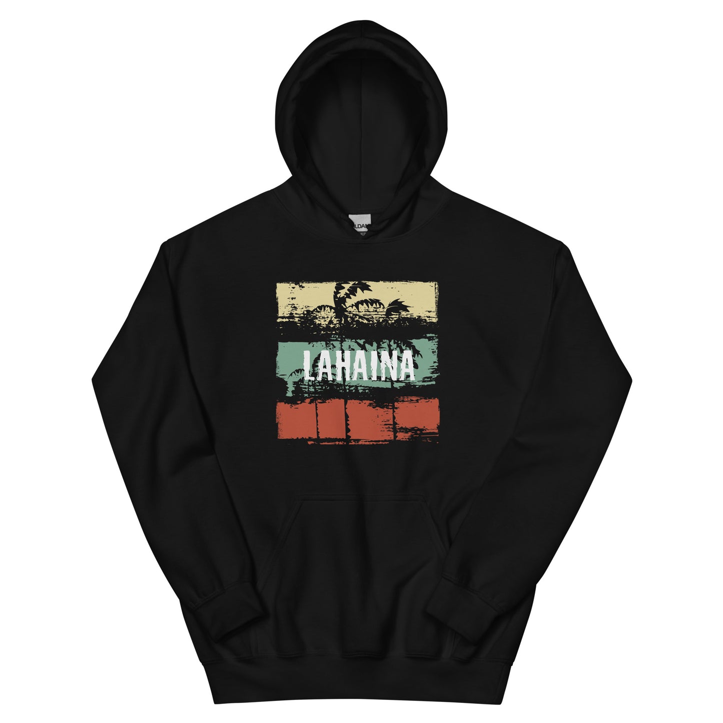 Lahaina Maui Hawaii Artistic Vacation Souvenir Abstract Unisex Hoodie Top Sweatshirt