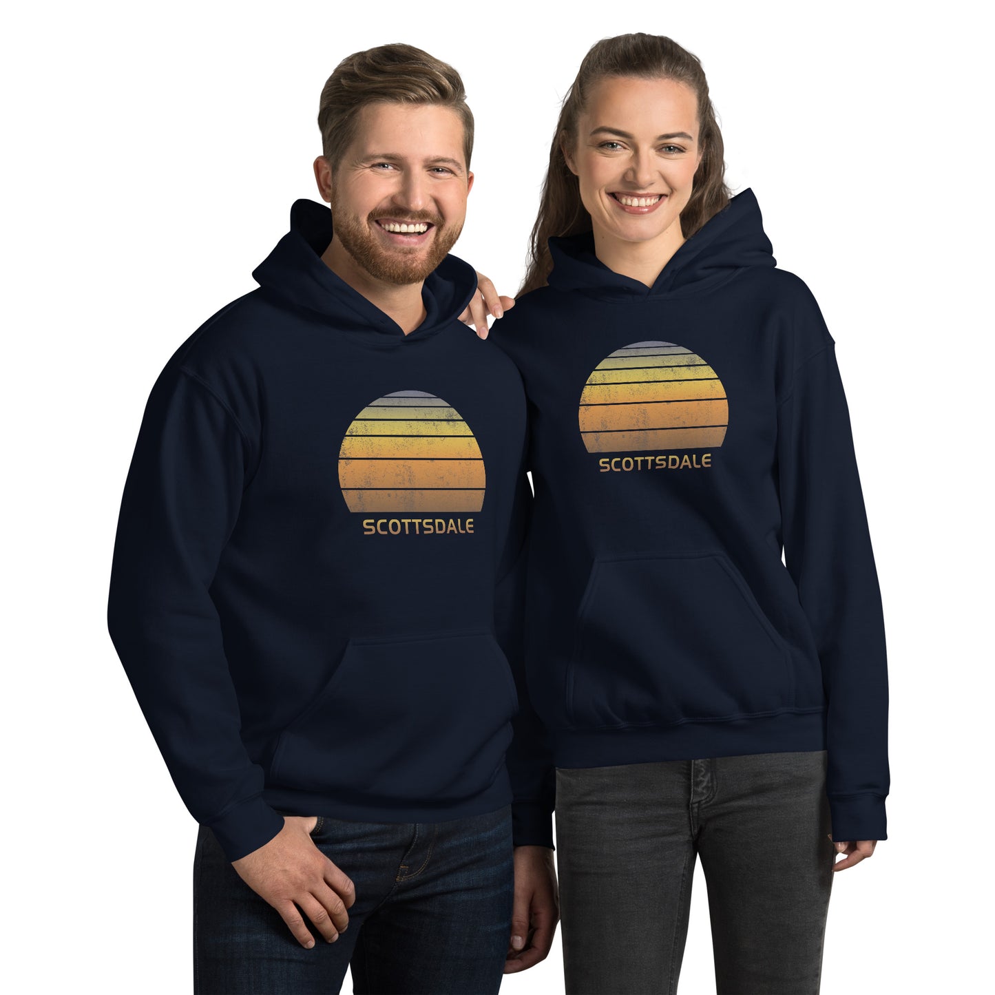 Retro Scottsdale Arizona Vintage Sunset Vacation Souvenir Unisex Hoodie Top Sweatshirt