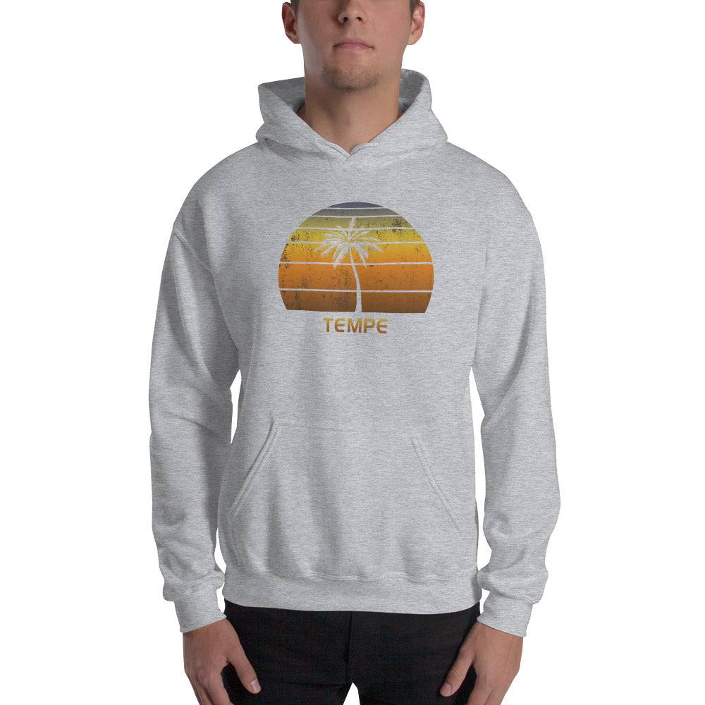 Retro Tempe Arizona Vacation Souvenir Sunset Unisex Hoodie Top Sweatshirt