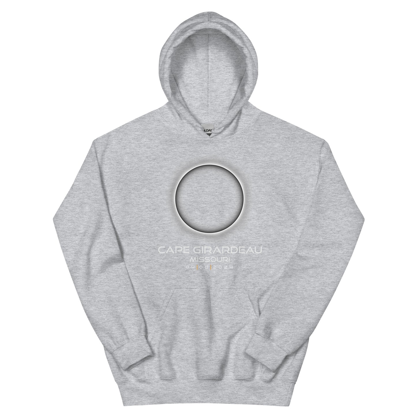 2024 Cape Girardeau Missouri Eclipse Souvenir Memento April 8 Solar Unisex Hoodie Top Sweatshirt