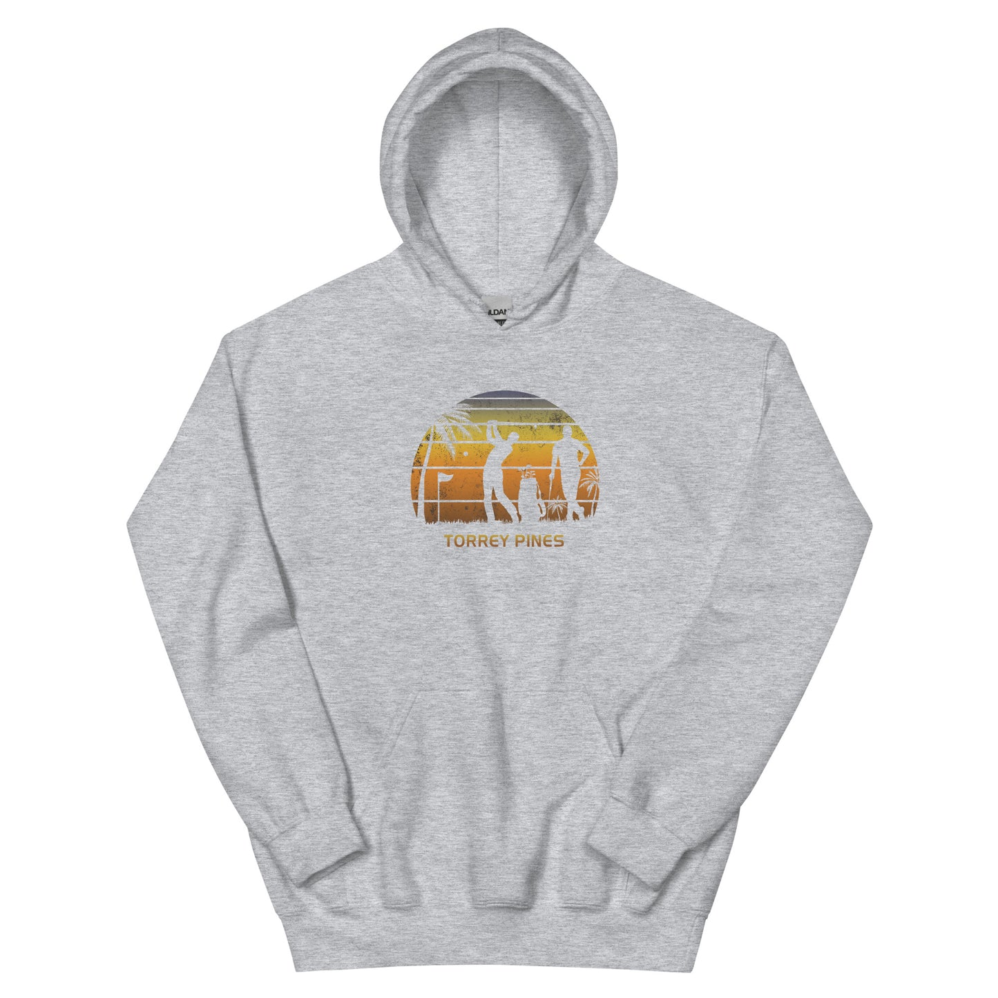 Retro Torrey Pines California Golf Golfing Fan Golfer Gift Unisex Hoodie Top Sweatshirt