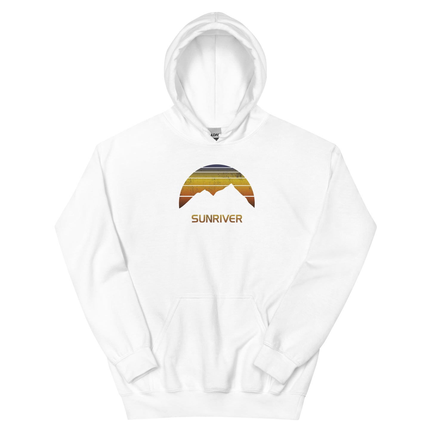 Retro Sunriver Ski Snowboard Skier Fan Retro Unisex Hoodie Top Sweatshirt
