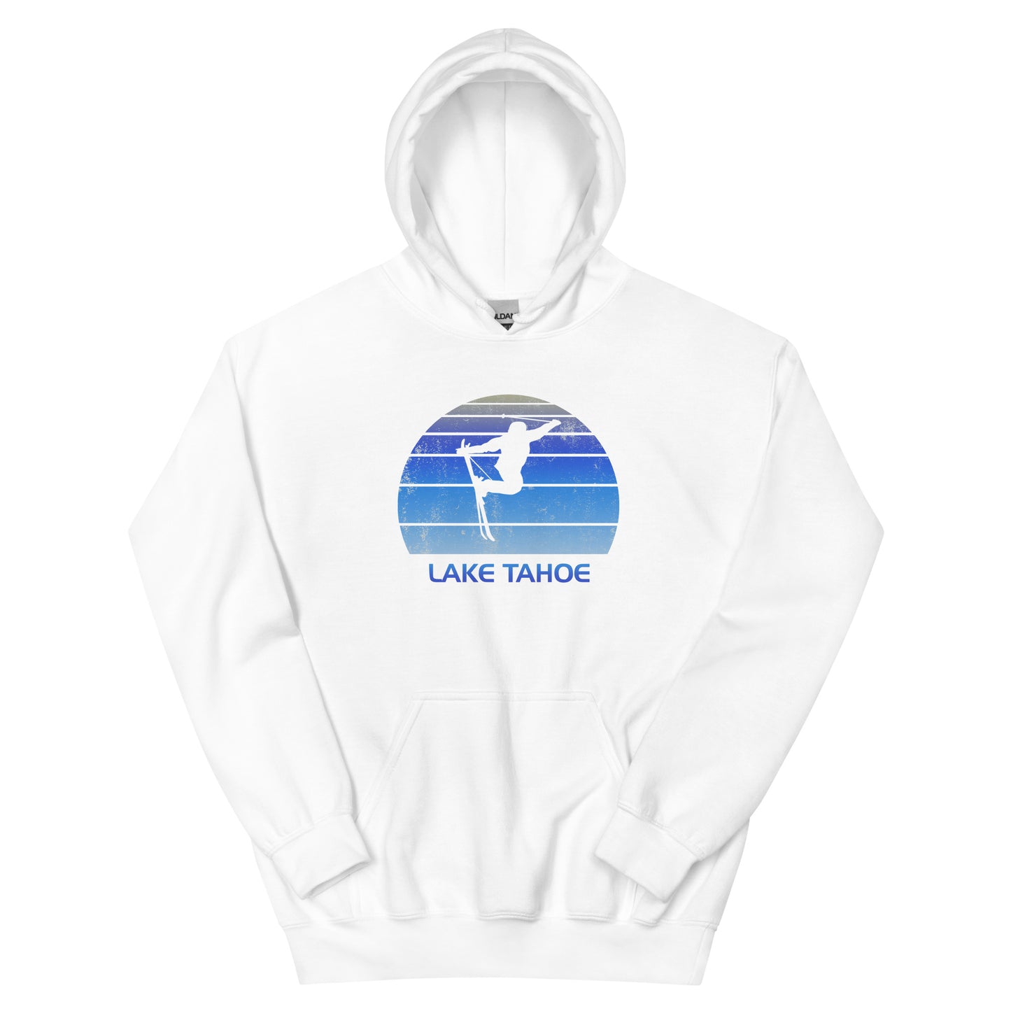 Retro Lake Tahoe California Ski Fan Skiing Vintage Unisex Hoodie Top Sweatshirt