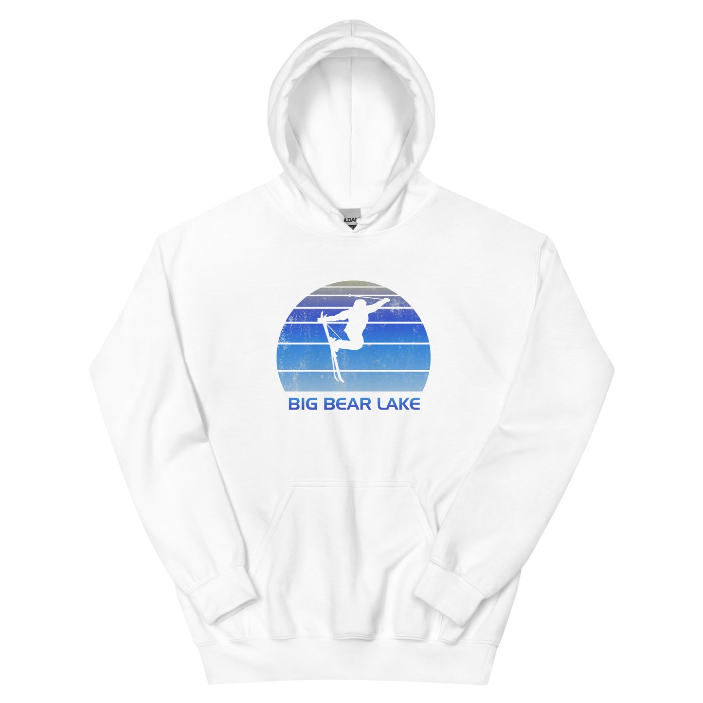 Retro Big Bear Lake California Ski Fan Vintage Cool Unisex Hoodie Top Sweatshirt
