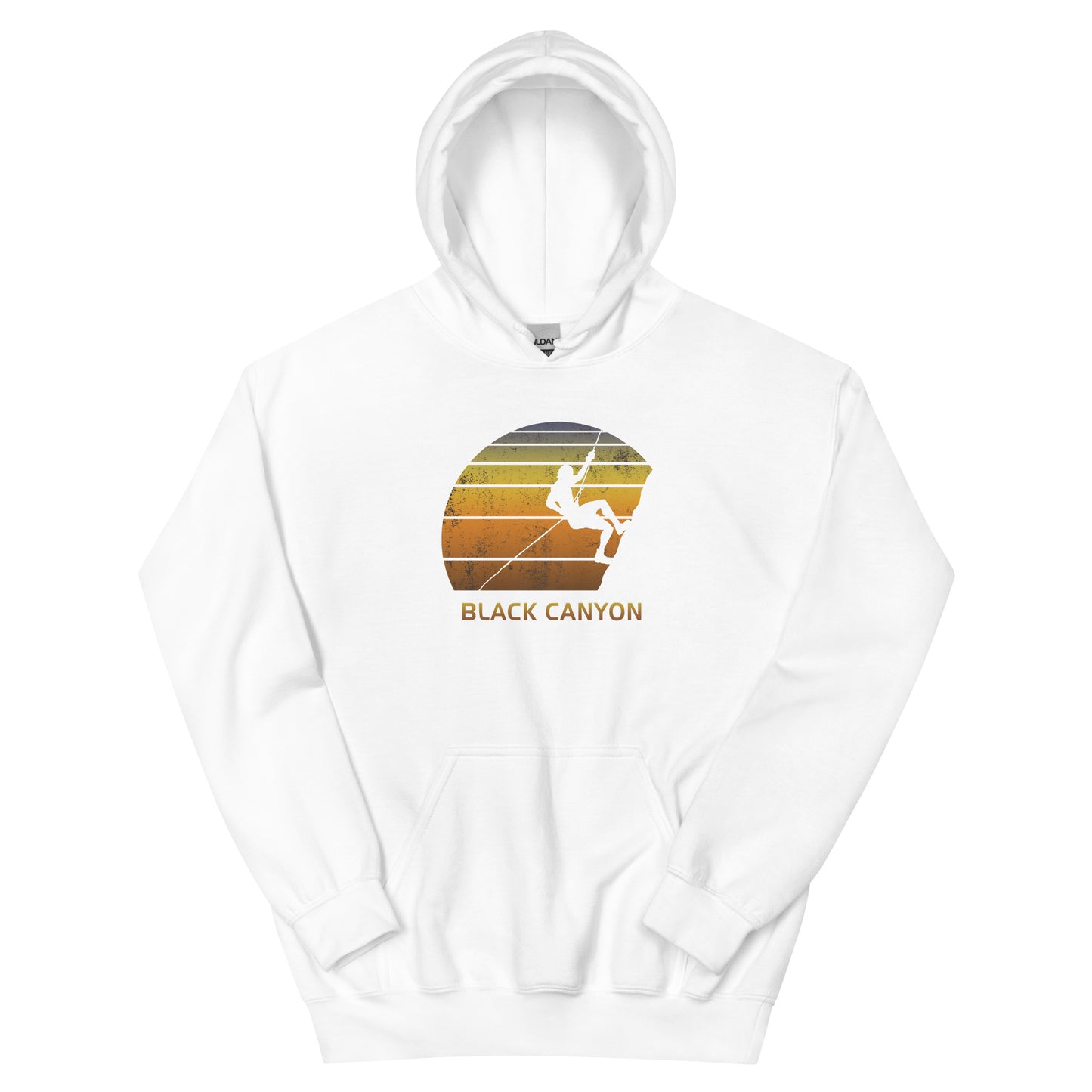 Retro Black Canyon Gunnison National Park Colorado Rock Climbing Fan Unisex Hoodie Top Sweatshirt